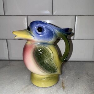 Vintage King Fisher Pitcher/Creamer by Artistic California Ceramic Pottery